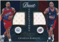 Charles Barkley NBA 2020-21 Panini Select Duet Selections Dual Jersey