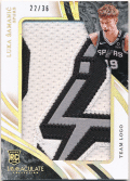 Luka Samanic NBA 2019-20 Panini Immaculate Collection RC Rookie Team Logo Patch 22/36