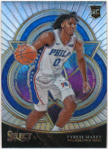 Tyrese Maxey NBA 2020-21 Panini Select RC Rookie Phenomenon Silver Prizm