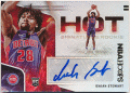 Isaiah Stewart NBA 2020-21 Panini Hoops RC Hot Signatures Rookie Auto