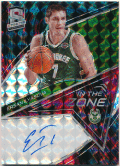 Ersan Ilyasova NBA 2019-20 Panini Spectra In the Zone Interstellar Prizm Signature Auto 10/49