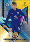 Christian Pulisic Soccer 2020-21 Topps Finest Footwork Gold Refractor 25/50