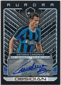 Antonio Candreva Soccer 2019-20 Panini Obsidian Aurora Prizm Signature Auto 057/149