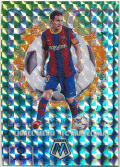 Lionel Messi Soccer 2020-21 Panini Mosaic La Liga Pitch Masters Silver Mosaic Prizm