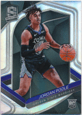 Jordan Poole NBA 2019-20 Panini Spectra RC Rookie Silver Prizm