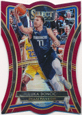 Luka Doncic NBA 2019-20 Panini Select Premier Level Maroon Prizm 121/175