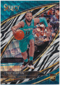 Cody Martin NBA 2019-20 Panini Select RC Rookie Courtside Zebra Prizm