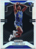 Jordan Poole NBA 2019-20 Panini Prizm RC Rookie Silver Prizm