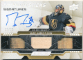 Marc-Andre Fleury NHL 2019-20 Upper Deck Engrained Complete Sticks Tape Handle Signatures Auto 02/25