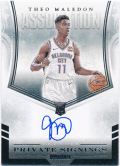 Theo Maledon NBA 2021 Panini RC Rookie Private Signings Auto