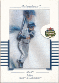 イチロー MLB 2002 Fleer Focus Jersey Edition Materialistic Away Ichiro
