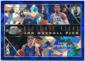 Luka Doncic / Jayson Tatum NBA 2019-20 Panini Contenders Optic Historic Picks Blue Cracked Ice Prizm