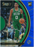 Jayson Tatum NBA 2017-18 Panini Select RC Blue Prizm 289/299
