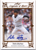 Pedro Martinez MLB 2012 Leaf Legends of Sport Signature Auto