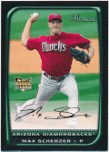 Max Scherzer MLB 2008 Bowman RC #BDP33 Rookie Card