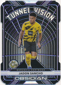 Jadon Sancho Soccer 2020-21 Panini Obsidian unnel Vision Purple Prizm 17/60