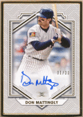Don Mattingly MLB 2022 Topps Definitive Collection Framed Signature Auto 01/30
