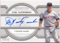 Carl Yastrzemski MLB 2022 Topps Definitive Collection Legendary Autographed Auto 23/25