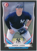 Aaron Judge MLB 2014 Bowman Draft Asia Exclusive Black Parallel