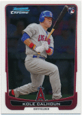 Kole Calhoun MLB 2012 Bowman Chrome RC #47 Rookie Card