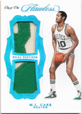 M.L. Carr NBA 2018-19 Panini Flawless Dual Patch Platinum Parallel 1/1 1of1