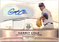 Gerrit Cole MLB 2010 Bowman Platinum Collegiate National Autographed Relic Patch Jersey Auto 139/740