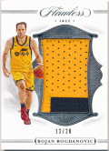 Bojan Bogdanovic NBA 2019-20 Panini Flawless Patch 12/20