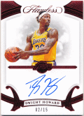 Dwight Howard NBA 2019-20 Panini Flawless Signature Ruby Auto 02/15