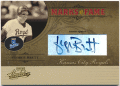 George Brett MLB 202005 Playoff Absolute Memorabilia Marks of Fame Signature Auto 48/54