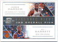 RJ Barrett / James Harden NBA 2019-20 Panini Contenders Optic Historic Picks 3rd Overall Pick Silver Prizm