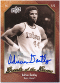 Adrian Dantley NBA 2010 Upper Deck Greats of the Game Signature Auto