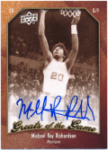 Michael Ray Richardson NBA 2010 Upper Deck Greats of the Game Signature Auto