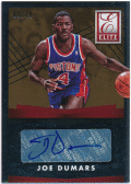 Joe Dumars NBA 2015-16 Panini Donruss Elite Gold Signature Auto 02/10