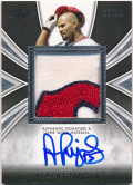 Albert Pujols MLB 2012 Leaf Metal Draft Signature Patch Auto 65/99