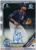 CJ Abrams MLB 2019 Bowman Chrome 1st Bowman Signature Auto