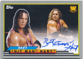Bret Hart Hit Man WWE 2018 Topps Heritage Big League Silver Signature Auto 02/25