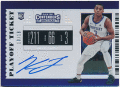 Keldon Johnson NBA 2019 Panini Contenders Draft Picks RC Rookie Playoff Ticket Signature Auto 10/18