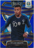 Kylian Mbappe Soccer 2020 Panini Select UEFA Euro Blue Prizm 097/225