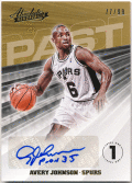 Avery Johnson NBA 2018-19 Panini Absolute Memorabilia Past Level One 1 Signature Auto 77/99