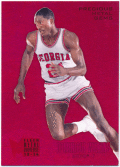 Dominique Wilkins NBA 2013-14 Fleer Retro Metal Universe Precious Metal Gems Red 050/150