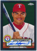 Ivan Rodriguez MLB 2021 Topps Chrome Platinum Anniversary Signature Auto