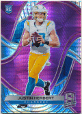 Justin Herbert NFL 2020 Panini Spectra RC Rookie Neon Pink Prizm 17/25