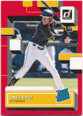 Oneil Cruz MLB 2022 Panini Donruss RC Rated Rookie Red Parallel 1099/2022