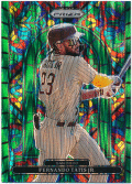 Fernando Tatis Jr. MLB 2022 Panini Prizm Stained Glass Forest Green Flash Prizm 4/5