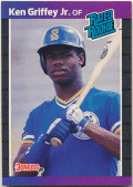 Ken Griffey Jr. MLB 1989 Donruss RC #33 Rated Rookie Card