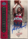 Phil Chenier NBA 2006-07 Upper Deck UD Chronology Signature Auto