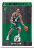 Jayson Tatum NBA 2017-18 Panini Hoops RC #253 Rookie Card