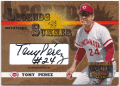 Tony Perez MLB 2003 Donruss Signature Series Legends of the Summer Notations Auto 144/250