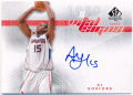 Al Horford NBA 2008-09 Upper Deck SP Authentic Vital Signs Auto