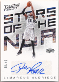 LaMarcus Aldridge NBA 2016-17 Panini Prestige Stars of the NBA Signature Auto 48/49